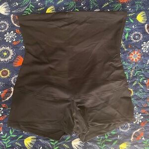 Maidenform Black High-Waisted Shapewear Shorts